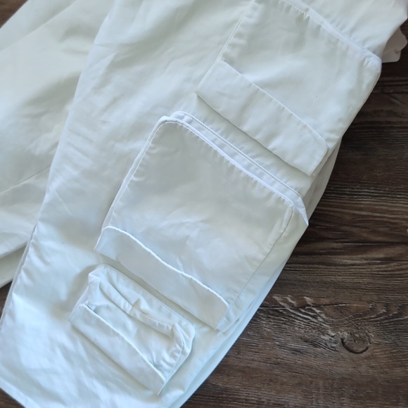 Orseund Iris Pocket Cargo Pants Ecru White Small Reformation - Picture 6 of 6